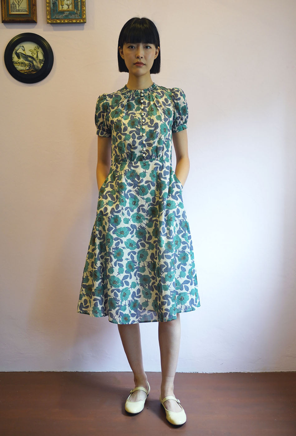 The Look Of Love Cotton Dress in Lovely Bloom