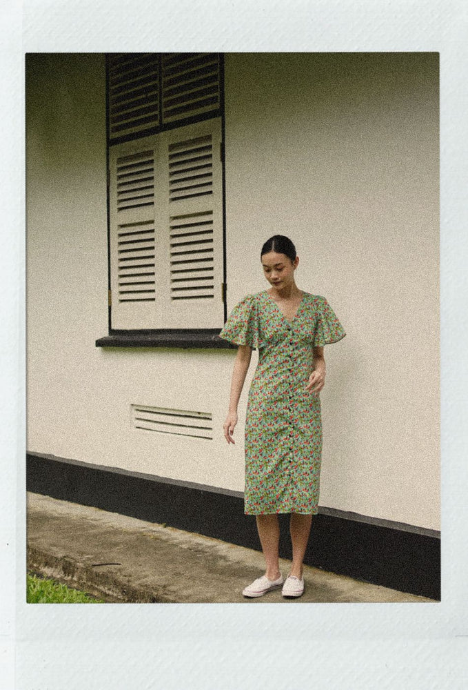 
                  
                    Shades of Summer Cotton Dress in Rose Hips
                  
                