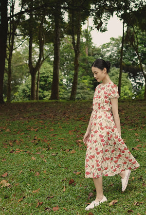 
                  
                    Stole My Heart Cotton Dress in Fresh in Bloom
                  
                