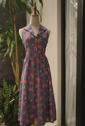 
                  
                    Summer in Colmar Cotton Dress in Scattered Blue
                  
                